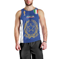 Italian Football Custom Men Tank Top Sporty Style