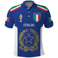 Italian Football Custom Polo Shirt Sporty Style