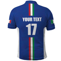 Italian Football Custom Polo Shirt Sporty Style