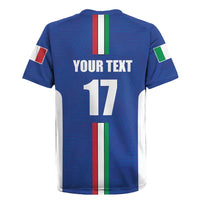 Italian Football Custom Rugby Jersey Sporty Style