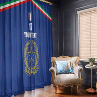 Italian Football Custom Window Curtain Sporty Style