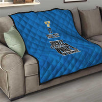 Custom Sweden Ice Hokey Go Champions Quilt Blue Style