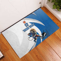 Custom Finland Ice Hockey Go Champions Rubber Doormat Suomi Leijonat Sporty Style