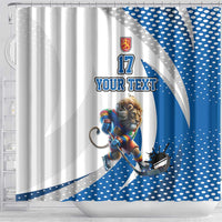 Custom Finland Ice Hockey Go Champions Shower Curtain Suomi Leijonat Sporty Style