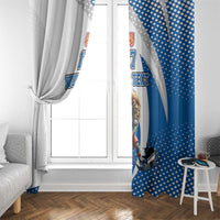 Custom Finland Ice Hockey Go Champions Window Curtain Suomi Leijonat Sporty Style