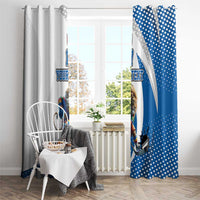 Custom Finland Ice Hockey Go Champions Window Curtain Suomi Leijonat Sporty Style