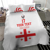 Custom Georgia Rugby We are Champions Bedding Set Sporty Style with The Lelos