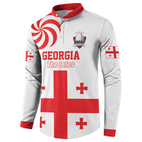 Custom Georgia Rugby We are Champions Button Sweatshirt Sporty Style with The Lelos