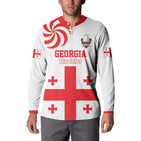 Custom Georgia Rugby We are Champions Button Sweatshirt Sporty Style with The Lelos