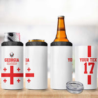 Custom Georgia Rugby We are Champions 4 in 1 Can Cooler Tumbler Sporty Style with The Lelos