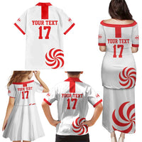 Custom Georgia Rugby We are Champions Family Matching Puletasi and Hawaiian Shirt Sporty Style with The Lelos