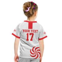 Custom Georgia Rugby We are Champions Kid T Shirt Sporty Style with The Lelos