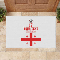 Custom Georgia Rugby We are Champions Rubber Doormat Sporty Style with The Lelos