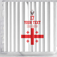 Custom Georgia Rugby We are Champions Shower Curtain Sporty Style with The Lelos