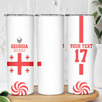 Custom Georgia Rugby We are Champions Skinny Tumbler Sporty Style with The Lelos