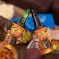 Personalized Netherlands Koningsdag 4 in 1 Can Cooler Tumbler 27th April Lion with Orange Tulip