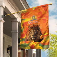 Personalized Netherlands Koningsdag Garden Flag 27th April Lion with Orange Tulip