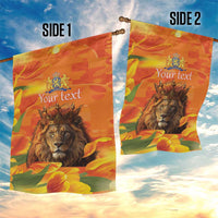 Personalized Netherlands Koningsdag Garden Flag 27th April Lion with Orange Tulip