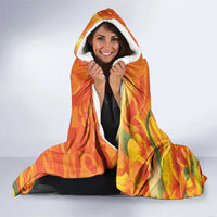 Personalized Netherlands Koningsdag Hooded Blanket 27th April Lion with Orange Tulip