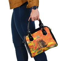 Personalized Netherlands Koningsdag Shoulder Handbag 27th April Lion with Orange Tulip