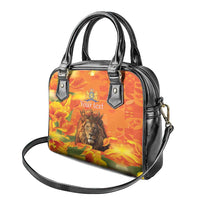 Personalized Netherlands Koningsdag Shoulder Handbag 27th April Lion with Orange Tulip