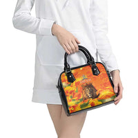 Personalized Netherlands Koningsdag Shoulder Handbag 27th April Lion with Orange Tulip