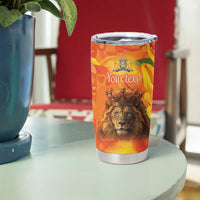Personalized Netherlands Koningsdag Tumbler Cup 27th April Lion with Orange Tulip