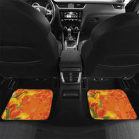 Personalized Netherlands Orange Tulip and Wildmill Car Mats