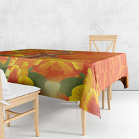 Personalized Netherlands Orange Tulip and Wildmill Tablecloth