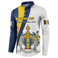 Portugal Madeira Day 1st July Button Sweatshirt Das Ilhas as Mais Belas e Livres LT17