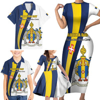 Portugal Madeira Day 1st July Family Matching Short Sleeve Bodycon Dress and Hawaiian Shirt Das Ilhas as Mais Belas e Livres LT17