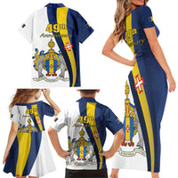 Portugal Madeira Day 1st July Family Matching Short Sleeve Bodycon Dress and Hawaiian Shirt Das Ilhas as Mais Belas e Livres LT17