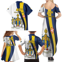 Portugal Madeira Day 1st July Family Matching Summer Maxi Dress and Hawaiian Shirt Das Ilhas as Mais Belas e Livres LT17