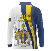 Portugal Madeira Day 1st July Long Sleeve Polo Shirt Das Ilhas as Mais Belas e Livres LT17