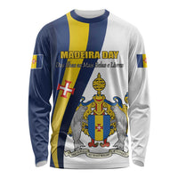 Portugal Madeira Day 1st July Long Sleeve Shirt Das Ilhas as Mais Belas e Livres LT17