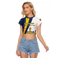 Portugal Madeira Day 1st July Raglan Cropped T Shirt Das Ilhas as Mais Belas e Livres LT17