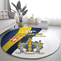 Portugal Madeira Day 1st July Round Carpet Das Ilhas as Mais Belas e Livres LT17