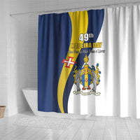 Portugal Madeira Day 1st July Shower Curtain Das Ilhas as Mais Belas e Livres LT17