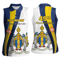 Portugal Madeira Day 1st July Women Sleeveless Polo Shirt Das Ilhas as Mais Belas e Livres LT17