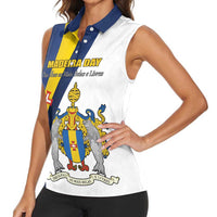 Portugal Madeira Day 1st July Women Sleeveless Polo Shirt Das Ilhas as Mais Belas e Livres LT17