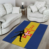 Custom Portugal Maderia Football Area Rug Sporty Style