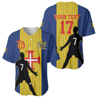 Custom Portugal Maderia Football Baseball Jersey Sporty Style