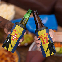 Custom Portugal Maderia Football 4 in 1 Can Cooler Tumbler Sporty Style