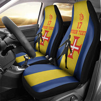 Custom Portugal Maderia Football Car Seat Cover Sporty Style