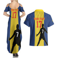 Custom Portugal Maderia Football Couples Matching Summer Maxi Dress and Hawaiian Shirt Sporty Style