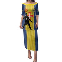 Custom Portugal Maderia Football Family Matching Puletasi and Hawaiian Shirt Sporty Style