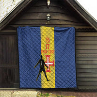 Custom Portugal Maderia Football Quilt Sporty Style