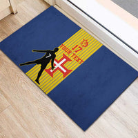 Custom Portugal Maderia Football Rubber Doormat Sporty Style