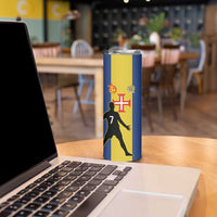 Custom Portugal Maderia Football Skinny Tumbler Sporty Style