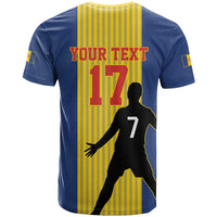 Custom Portugal Maderia Football T Shirt Sporty Style
